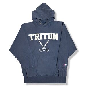 Vintage 90s Champion Reverse Weave Triton Field Hockey Hoodie